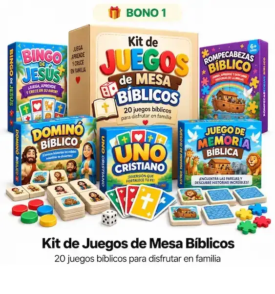 Kit de Juegos de Mesa Bíblicos